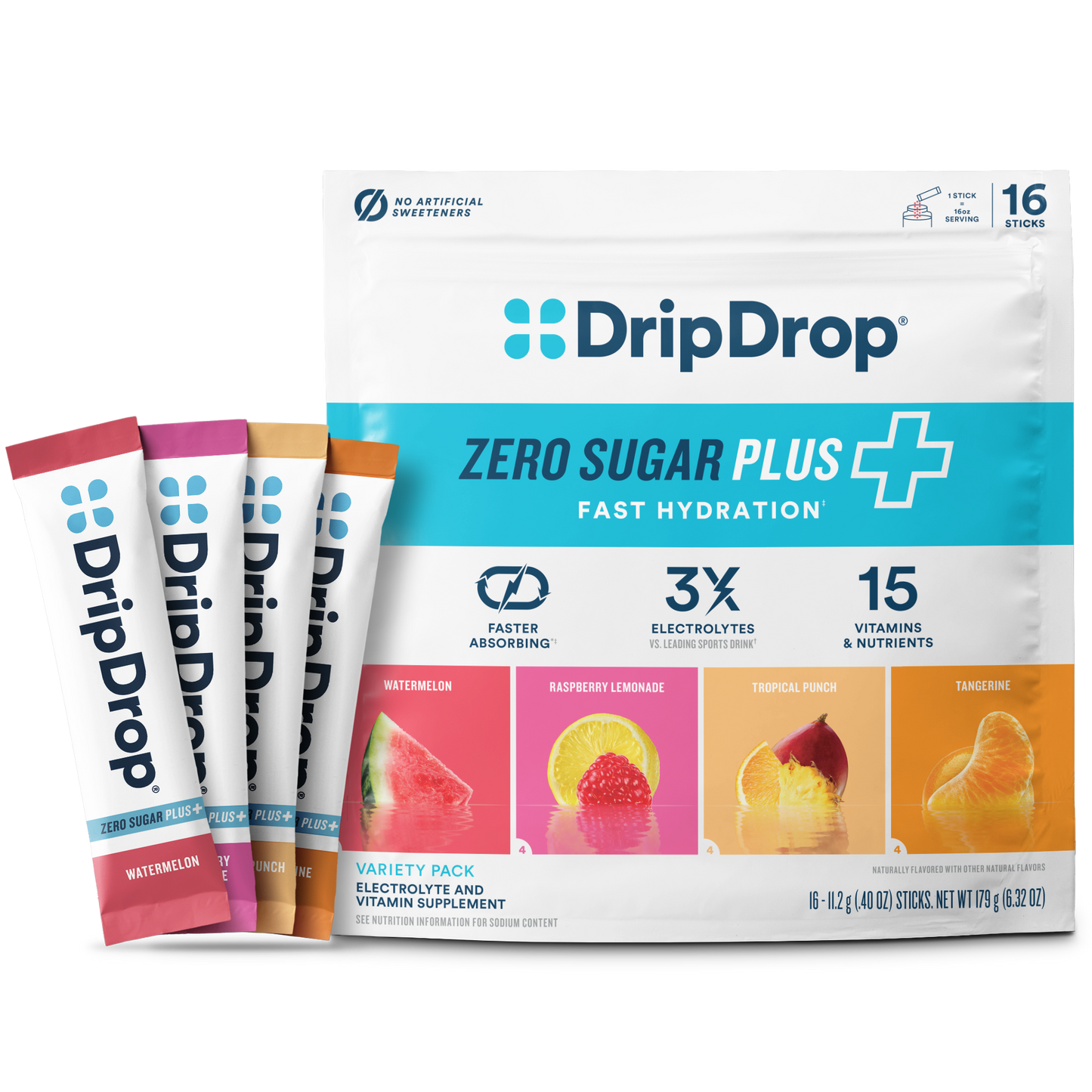 dripdrop-zero-sugar-plus-watermelon-tangerine-tropical-punch-raspberry-lemonade-16-oz-sticks-16-count-f2 Pouch_16ct_Front16ozSticks_VSPlus_Variety_A.png