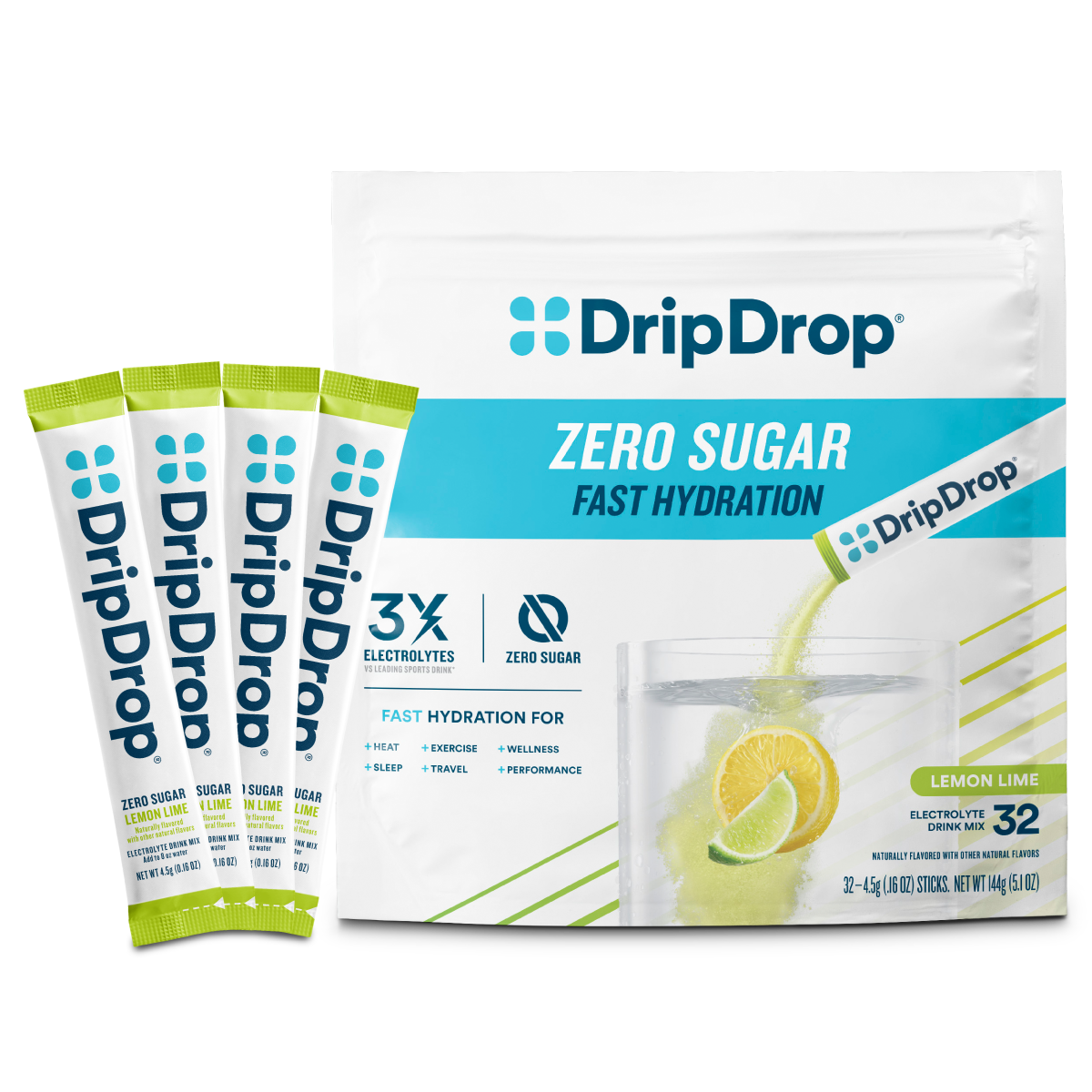dripdrop-zero-sugar-lemon-lime-electrolyte-powder-8-oz-sticks-32-count-m4 Zero_Lemon_Lime_-_32ct_-_Transparent.png
