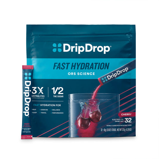 dripdrop-cherry-electrolyte-powder-8-oz-sticks-32-count-l2 eComm-OG-PDP_Hero_Cherry_1200x1200_2026_vFINAL.jpg