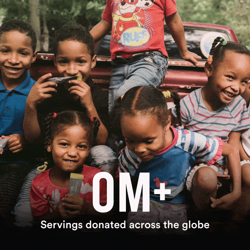 13M+ Servings donated across the globe