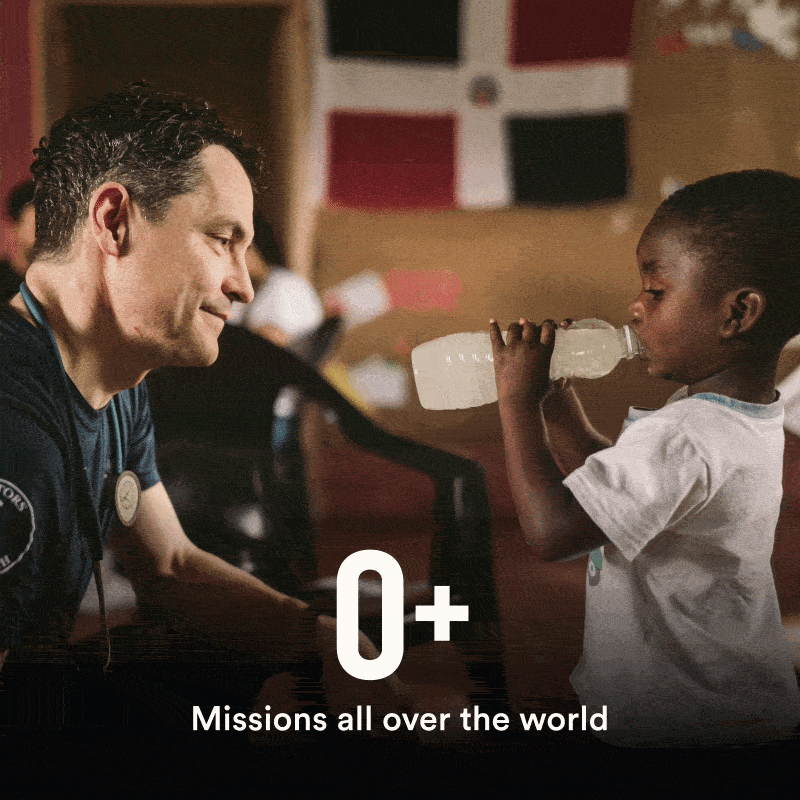 20+ Missions all over the world